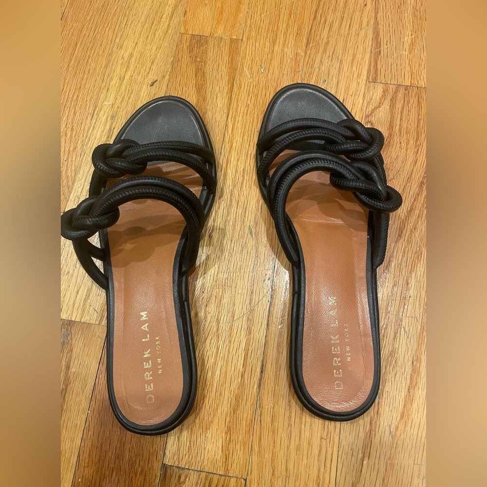 Derek Lam Black Knotted Sandals - Picture 2 of 5